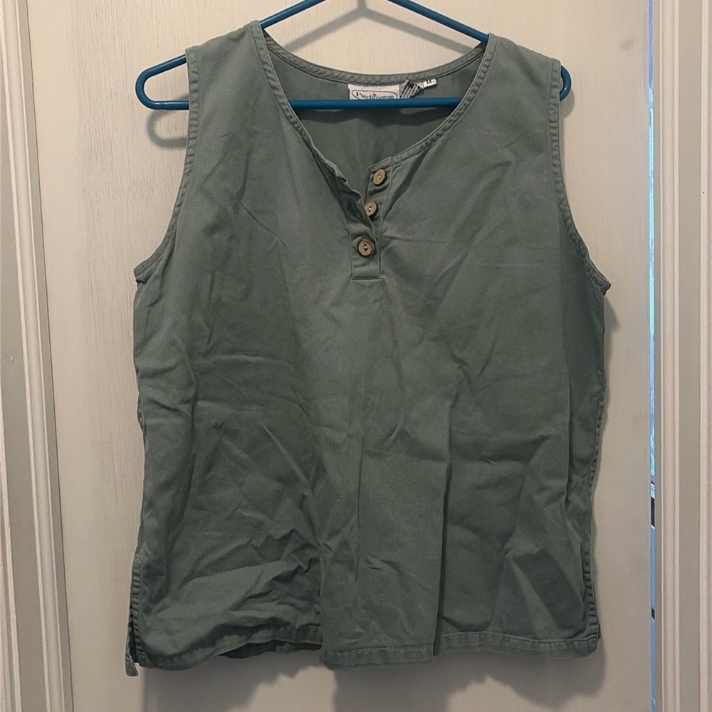 Vintage patchington 100% cotton tank top